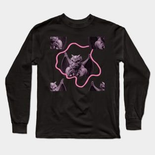 gargoyle pattern Long Sleeve T-Shirt